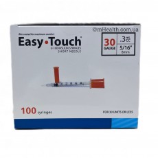 Инсулиновые шприцы Easy Touch insyline syringe 30 Gauge 5/16"
