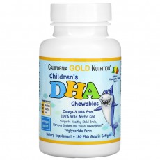 Омега-3 California Gold Nutrition Children's DHA Chewables
