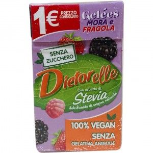 Желейки Dietorelle с ежевикой, малиной и вишней