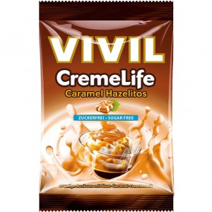 Леденцы Vivil карамель с фундуком