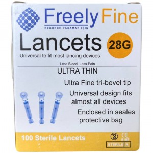 Ланцеты Freely Fine для ручки прокалывателя Accu-Chek Softclix 28G