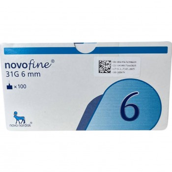 Инсулиновые иглы Novofine 6mm 31G 