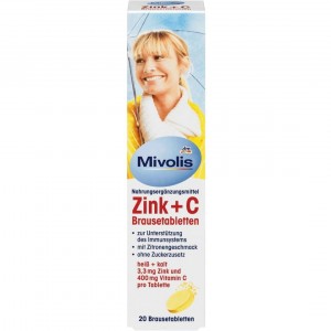 Mivolis Zink + C Brausetabletten