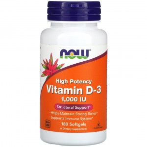 Now Foods Vitamin D3 1000 IU