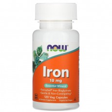 Железо Now Foods Iron 18 MG
